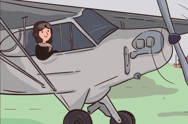 Hilda Lutz: La aviadora